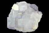 Lustrous Purple Cubic Fluorite Crystals - Morocco #80318-1